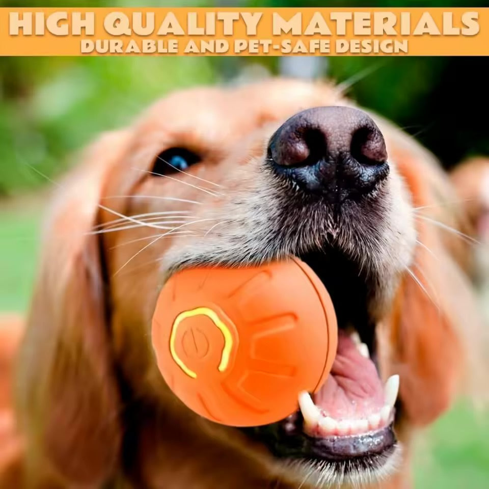 Smart Electric Bouncing Pet Ball Automatic Random Motion Toy for Cats & Dogs