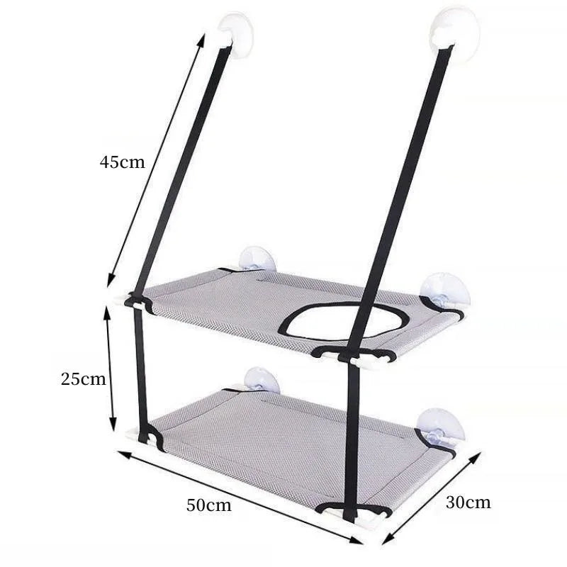 Cat Window Hammock Bed Suction Cup Sunny Seat Perch for Cats
