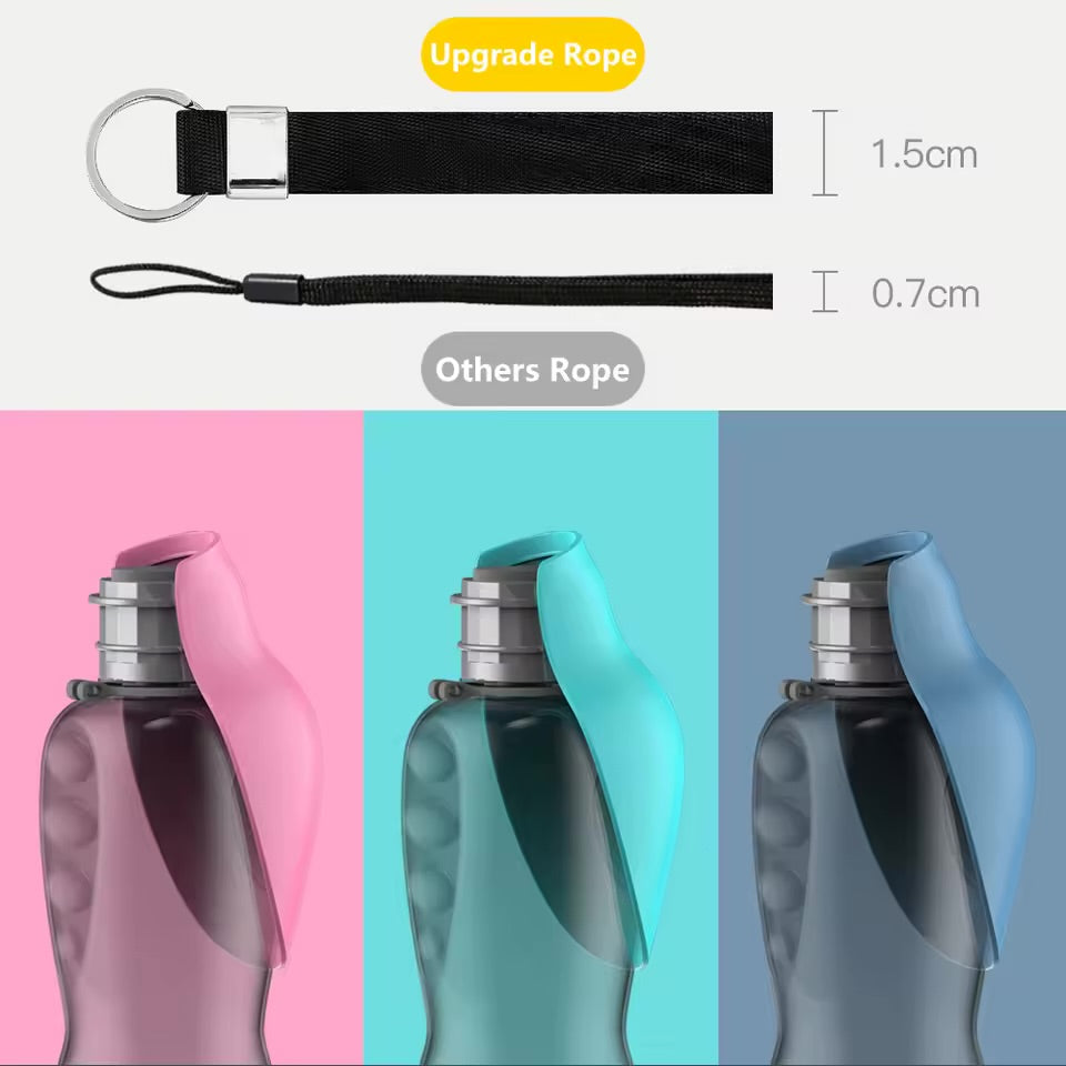 Large Dog Portable Travel Water Bottle On The Go Drinking Dispenser for Small Medium & Large Dogs