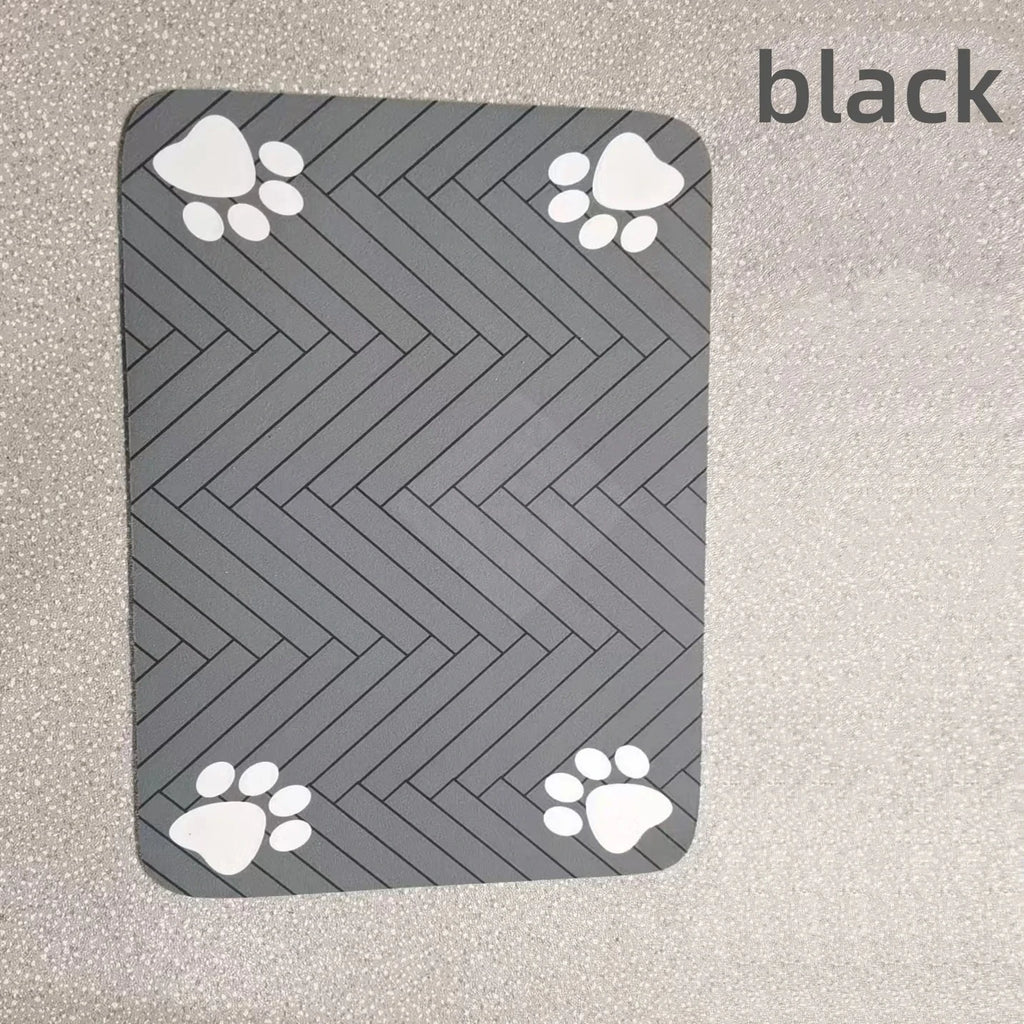 Absorbent Pet Feeding Mat Waterproof Quick Dry Placemat for Dog & Cat Food Bowls