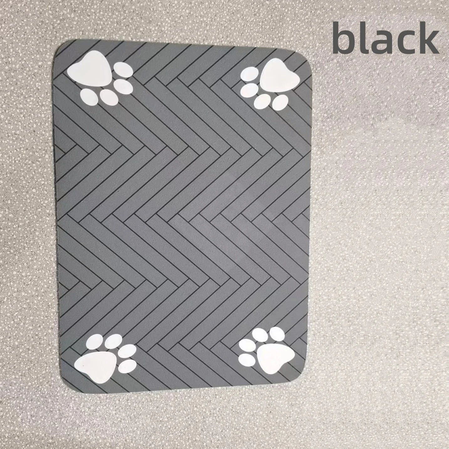 Absorbent Pet Feeding Mat Waterproof Quick Dry Placemat for Dog & Cat Food Bowls