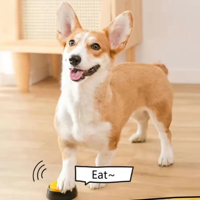 Recordable Talking Dog Button Toy Interactive Pet Communication Starter Buttons