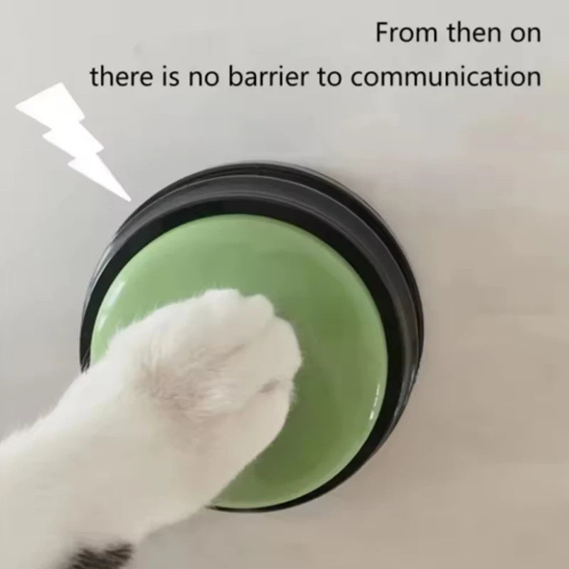Recordable Talking Dog Button Toy Interactive Pet Communication Starter Buttons