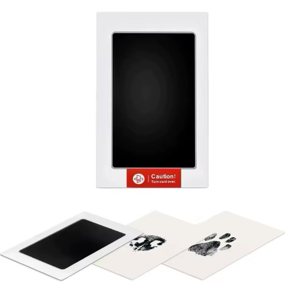 Pet Paw Print Ink Pad Kit Safe NonToxic Inkless Keepsake for Cats & Dogs