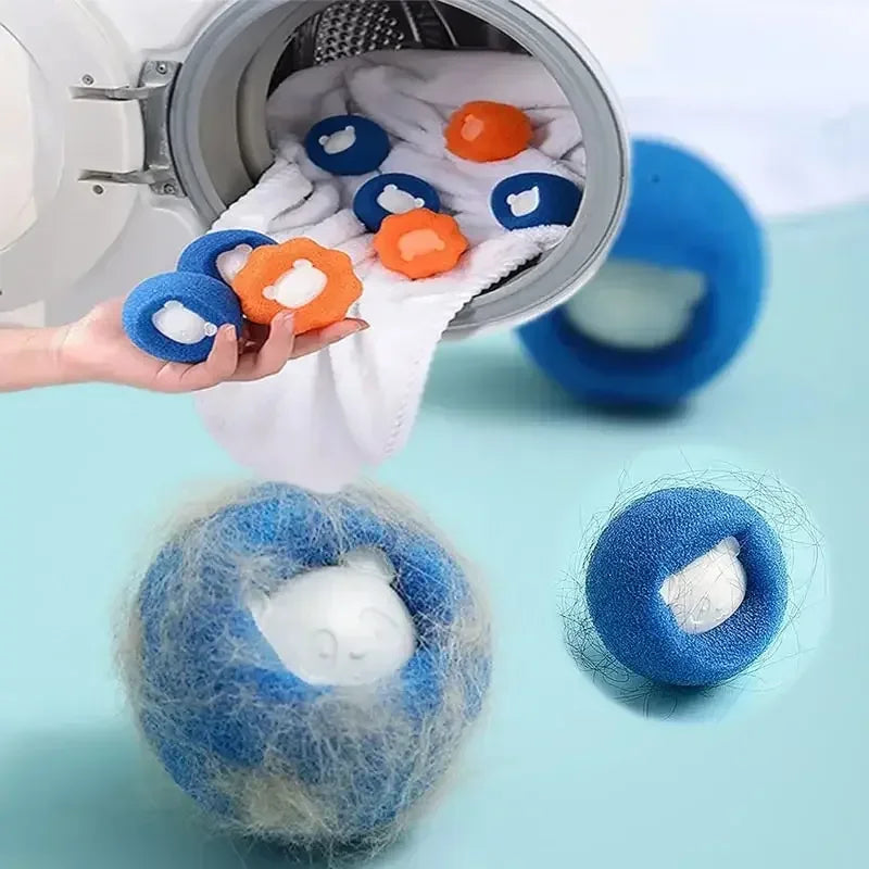 Pet Hair Remover Laundry Ball Washing Machine Fur & Lint Catcher for Dogs & Cats