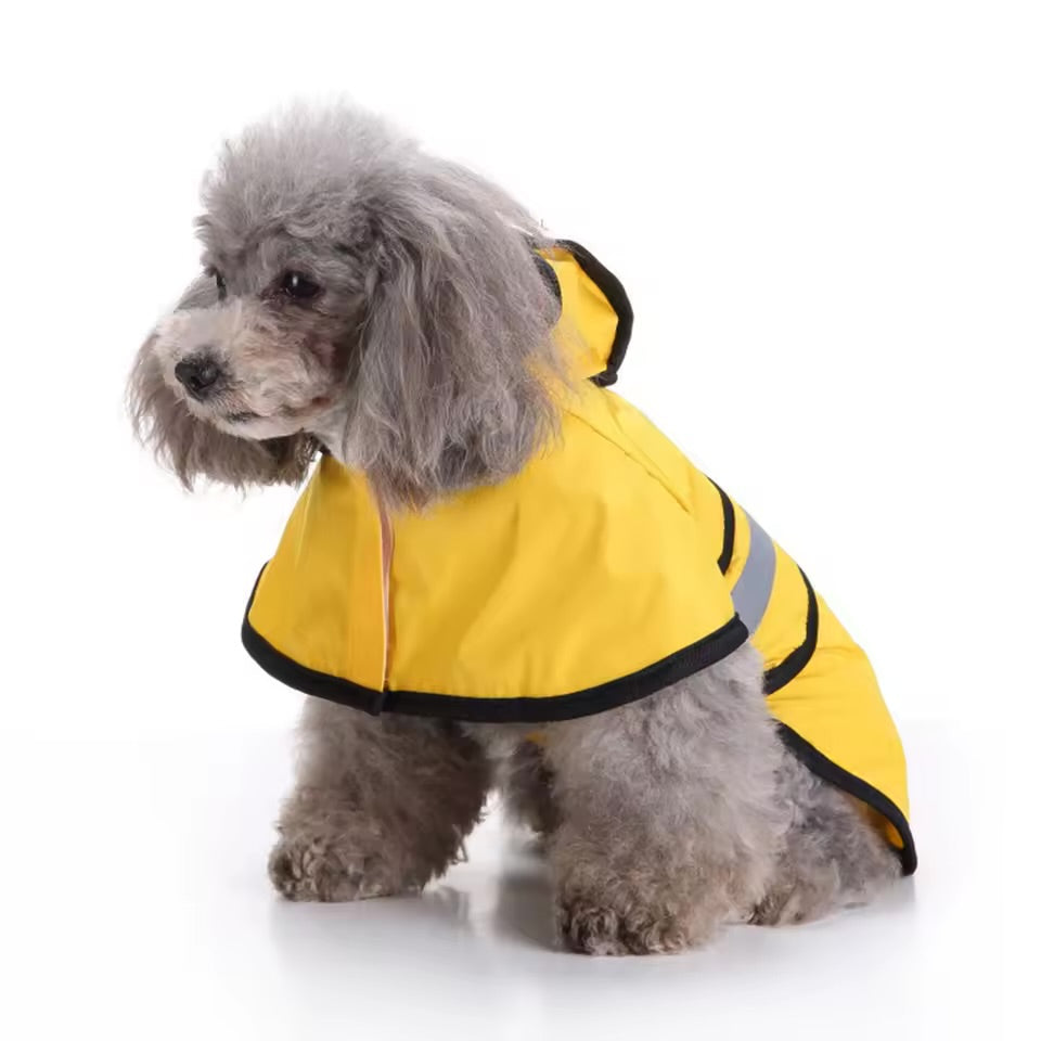 Waterproof Dog Raincoat Adjustable Windproof Rain Jacket for Dogs