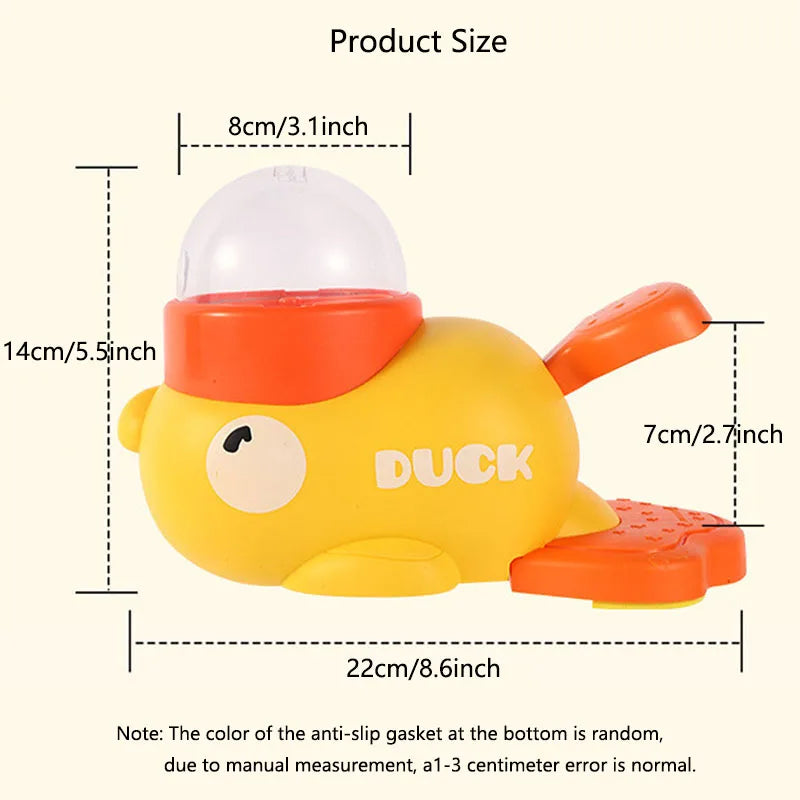 Little Yellow Duck Pet Treat Dispenser Interactive IQ Training Feeding Toy for Dogs & Cats