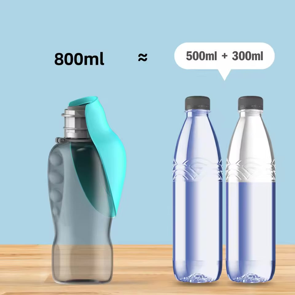 Large Dog Portable Travel Water Bottle On The Go Drinking Dispenser for Small Medium & Large Dogs