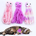 Cute Octopus Plush Cat Toy Bite Resistant Interactive Play Toy for Cats