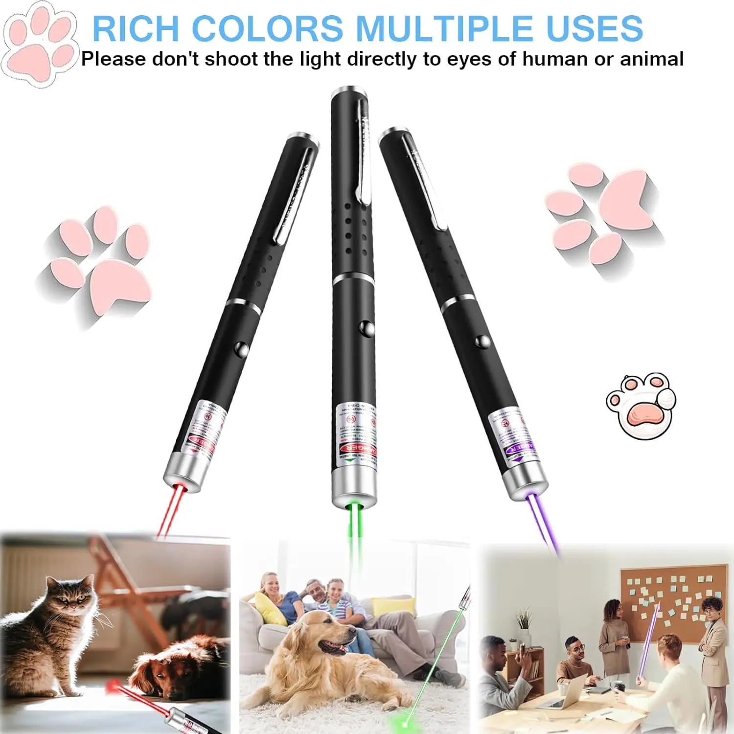 “2-in-1 Cat Laser Toy & LED Flashlight — Portable Pet Entertainer”